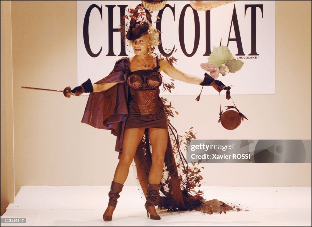 Opening Of The Paris 11Th Chocolate Fair In Paris, France On October 22, 2005.