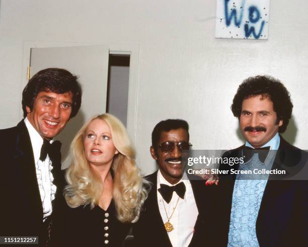 Sally Struthers, Sammy Davis Jr and Gabe Kaplan , circa 1976.