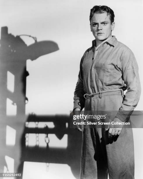 American actor James Cagney as gangster Rocky Sullivan in a publicity still for the film 'Angels with Dirty Faces', 1938.