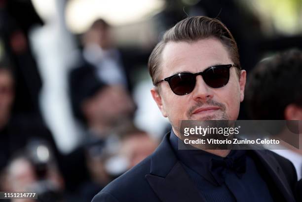 Leonardo DiCaprio attends the screening of "The Traitor" during the 72nd annual Cannes Film Festival on May 23, 2019 in Cannes, France.