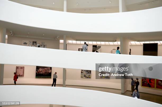 View of the Guggenheim during 'Lavazza Continues To Grow Partnership With The Solomon R. Guggenheim Museum In New York With Support Of The Latest...