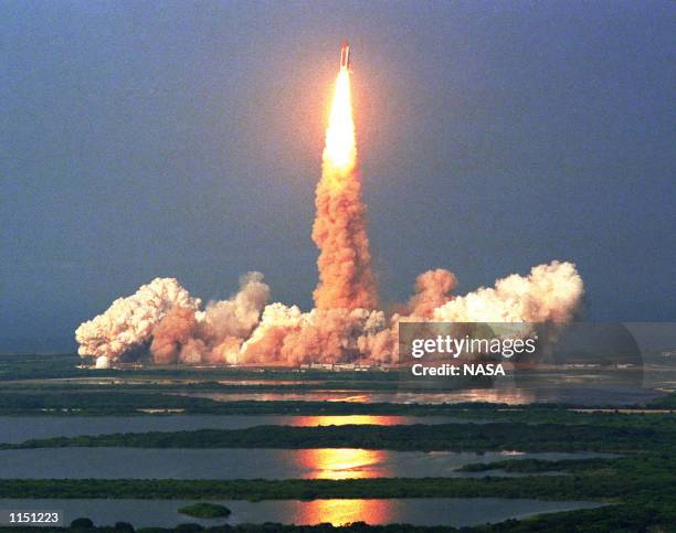 The last mission of the Shuttle-Mir program begins as the Space Shuttle Discovery lifts off from Kennedy Space Center in Florida June 2, 1998 on its...