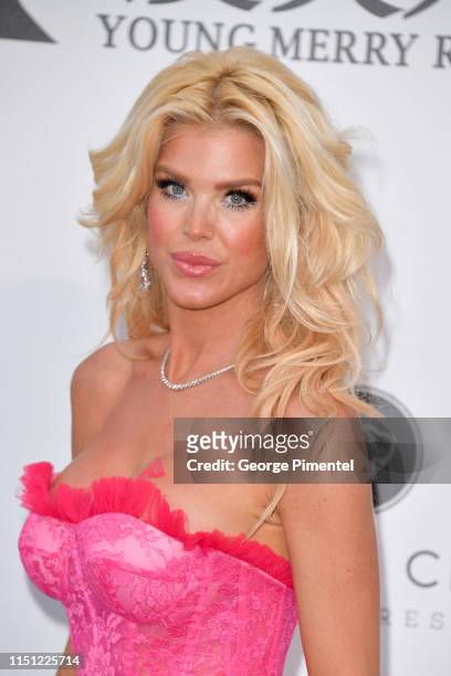 Victoria Silvstedt attends the amfAR Cannes Gala 2019 at Hotel du Cap-Eden-Roc on May 23, 2019 in Cap d'Antibes, France.
