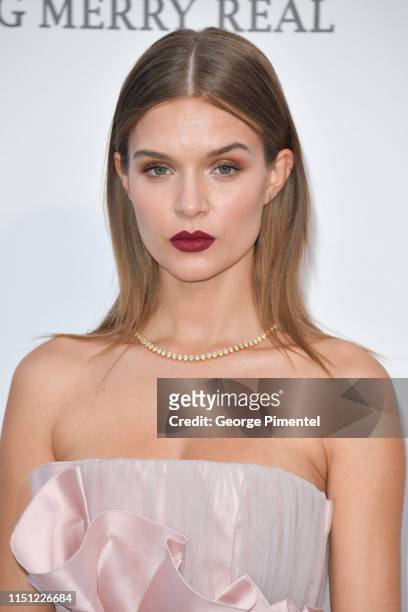Josephine Skriver attends the amfAR Cannes Gala 2019 at Hotel du Cap-Eden-Roc on May 23, 2019 in Cap d'Antibes, France.