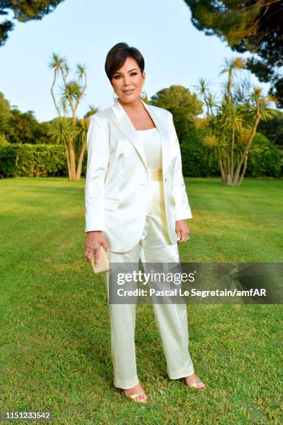 Kris Jenner attends the amfAR Cannes Gala 2019 at Hotel du Cap-Eden-Roc on May 23, 2019 in Cap d'Antibes, France.