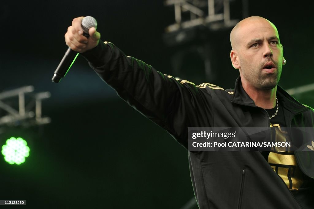 Sinik 20th Eurockeennes de Belfort Music Festival: French rap singer Sinik ...