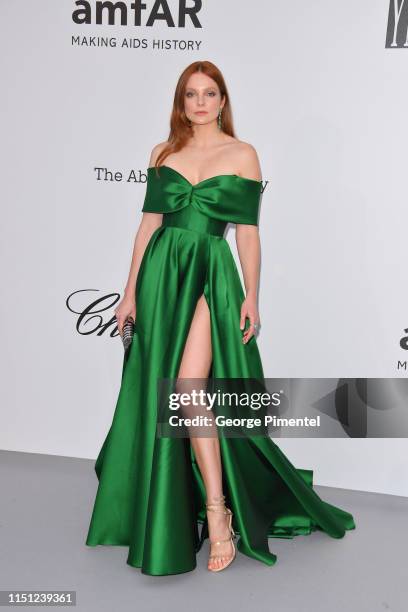 Eniko Mihalik attends the amfAR Cannes Gala 2019 at Hotel du Cap-Eden-Roc on May 23, 2019 in Cap d'Antibes, France.