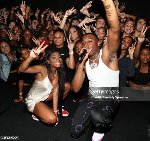 KalanFrFr and Jirah Mayweather attend her Sweet 16 Birthday Party at Hyatt In Valencia on June 20, 2019 in Valencia, California.