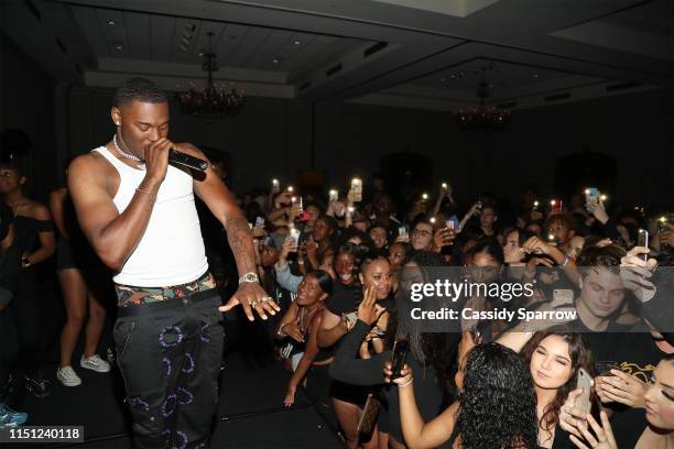 KalanFrFr performs at Jirah Mayweather's Sweet 16 Birthday Party at Hyatt In Valencia on June 20, 2019 in Valencia, California.