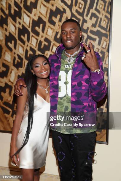 KalanFrFr and Jirah Mayweather attend her Sweet 16 Birthday Party at Hyatt In Valencia on June 20, 2019 in Valencia, California.