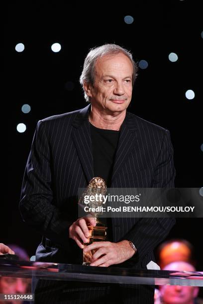 The 23rd "Nuit des Molieres" at the Theatre de Paris, France on April 26, 2009 - Patrick Chesnais.