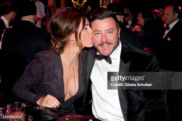 Rene Benko and Nathalie Benko attend the amfAR Cannes Gala 2019 at Hotel du Cap-Eden-Roc on May 23, 2019 in Cap d'Antibes, France.