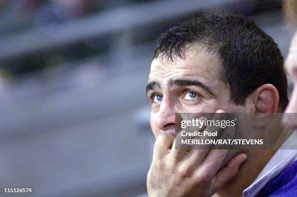 Cardiff: rugby World Cup 1999, Australia defeats France in Cardiff, United Kingdom on November 06, 1999 - Raphael Ibanez.