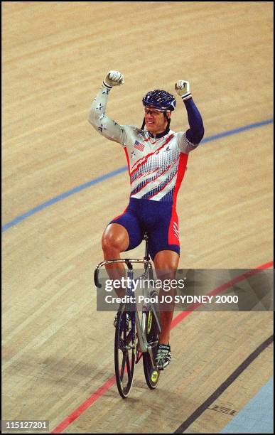 Sydney Olympics: cycling track-men's individual pursuit final in Sydney, Australia on September 20, 2000 - 1st Marty Nothstein .