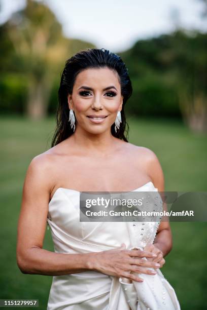 Eva Longoria attends the amfAR Cannes Gala 2019 at Hotel du Cap-Eden-Roc on May 23, 2019 in Cap d'Antibes, France.