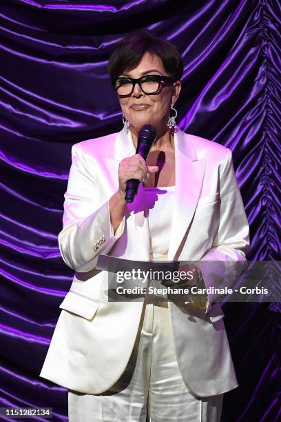 Kris Jenner attends the amfAR Cannes Gala 2019 at Hotel du Cap-Eden-Roc on May 23, 2019 in Cap d'Antibes, France.