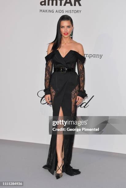 Adrina Lima attends the amfAR Cannes Gala 2019 at Hotel du Cap-Eden-Roc on May 23, 2019 in Cap d'Antibes, France.