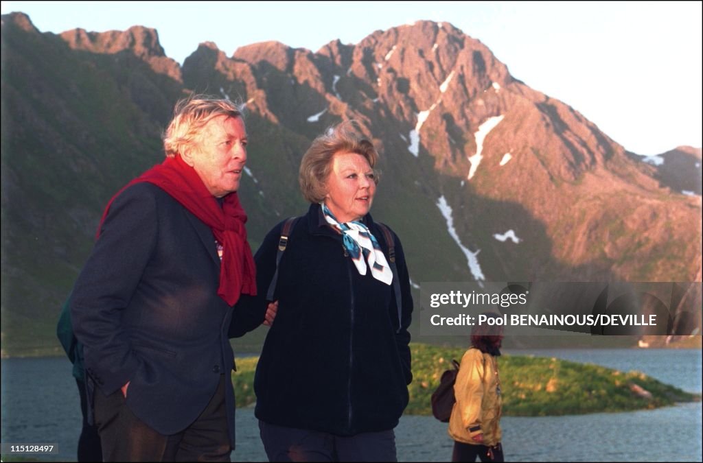 Jubilee Of King Harald And Queen Sonja Of Norway In Trondheim, Norway On June 21, 1997.