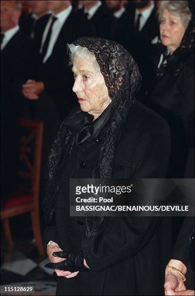 Funeral of the Count of Paris in Dreux, France on June 28, 1999 ...