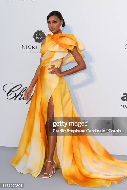 Jasmine Tookes attends the amfAR Cannes Gala 2019>> at Hotel du Cap-Eden-Roc on May 23, 2019 in Cap d'Antibes, France.