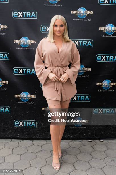 Olivia Pierson visit "Extra" at Universal Studios Hollywood on May 23, 2019 in Universal City, California.