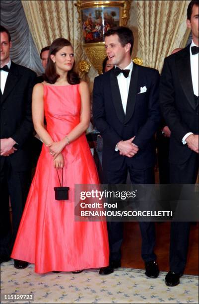 Joyeuse Entree": Festivities for the Grand Duke Henri and Grand Duchess Maria Teresa in Luxembourg city, Luxembourg on April 07, 2001 - Princess...