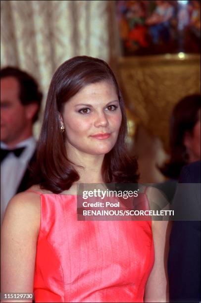 Joyeuse Entree": Festivities for the Grand Duke Henri and Grand Duchess Maria Teresa in Luxembourg city, Luxembourg on April 07, 2001 - Princess...