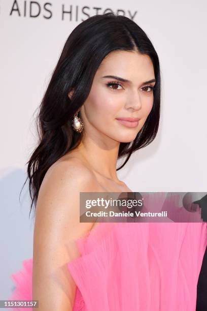 Kendall Jenner attends the amfAR Cannes Gala 2019 at Hotel du Cap-Eden-Roc on May 23, 2019 in Cap d'Antibes, France.