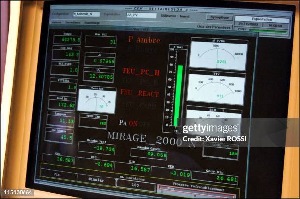 The DGA laboratory that makes flight recorders "talk" in Bretigny Sur Orge, France in March, 2003 - Reading of the data recorded by the the flight...