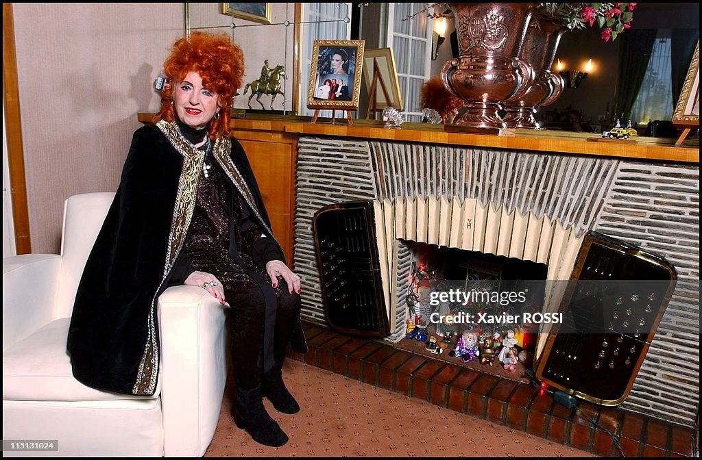 Famous French Accordionist Yvette Horner In Nogent Sur Marne, France In November, 2001.