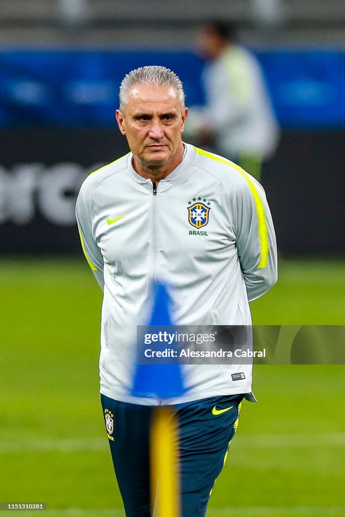 Brazil Press Conference & Training Session - Copa America Brazil 2019