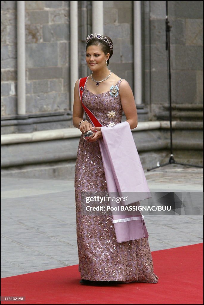 Wedding Of Princess Martha Louise And Ari Behn In Trondheim, Norway On May 24, 2002.