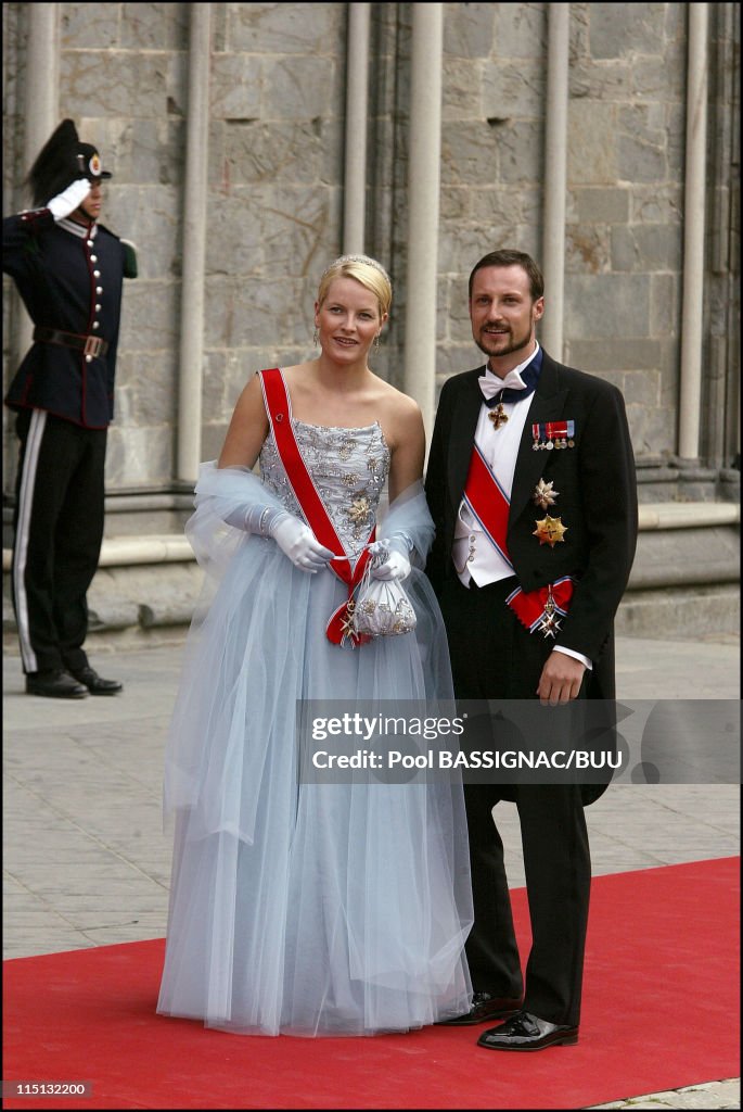 Wedding Of Princess Martha Louise And Ari Behn In Trondheim, Norway On May 24, 2002.