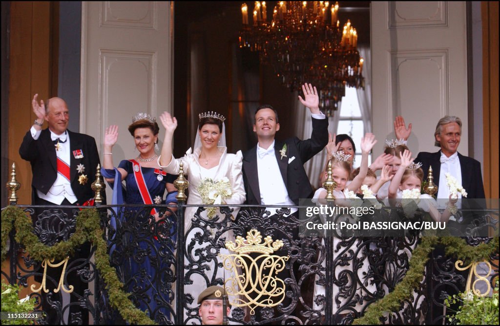 Wedding Of Princess Martha Louise And Ari Behn In Trondheim, Norway On May 24, 2002.