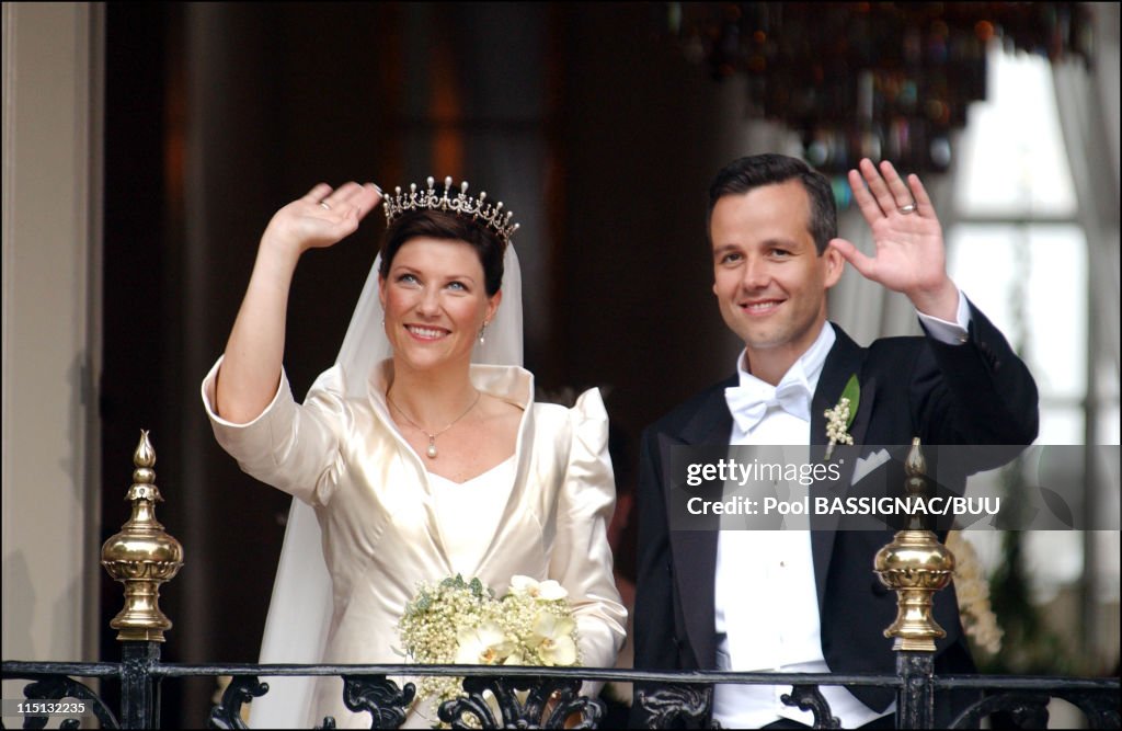 Wedding Of Princess Martha Louise And Ari Behn In Trondheim, Norway On May 24, 2002.