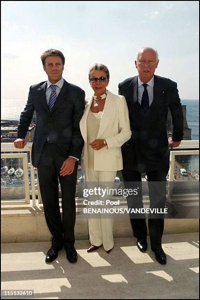 Photocall the Savoy in Naples, Italy on March 17, 2003.