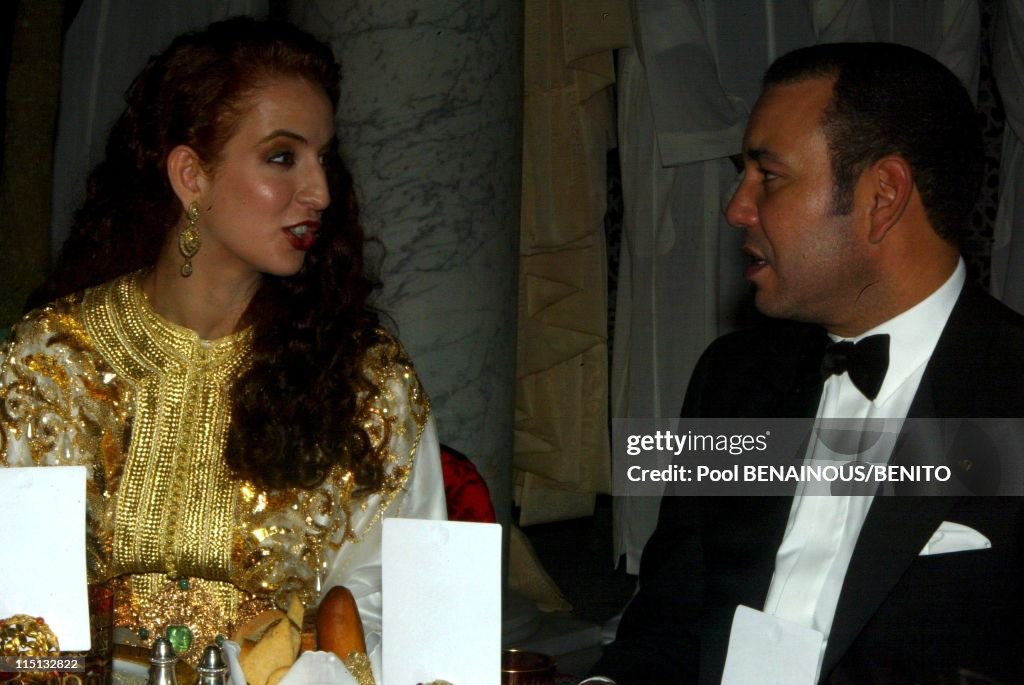 Mohammed Vi And His Wife Salma At The Marrakech Film Festival In Morocco On September 19, 2002.