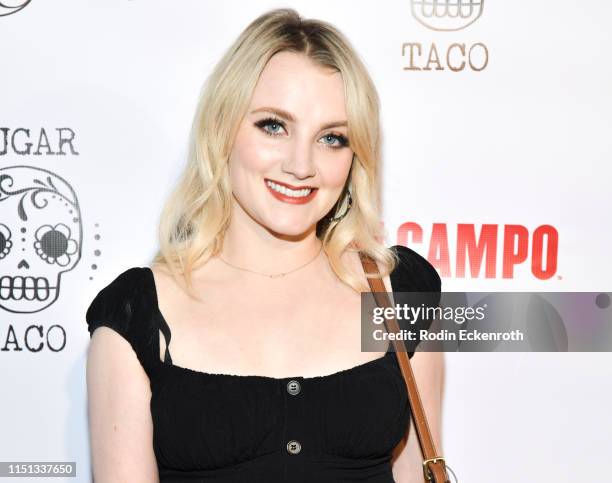 Evanna Lynch attends the launch of the vegan Mexican restaurant Sugar Taco at Sugar Taco on May 23, 2019 in Los Angeles, California.