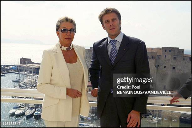 Photocall the Savoy in Naples, Italy on March 17, 2003.