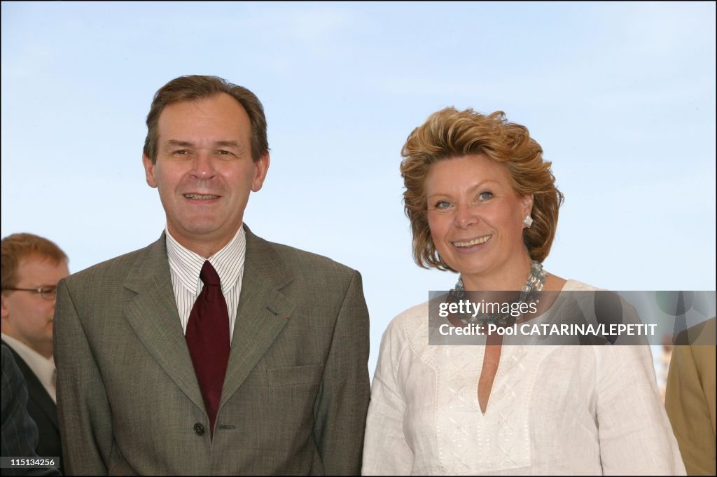 56Th Cannes Film Festival: Photo-Call Of European Ministers Of Culture In Cannes, France On May 15, 2003.