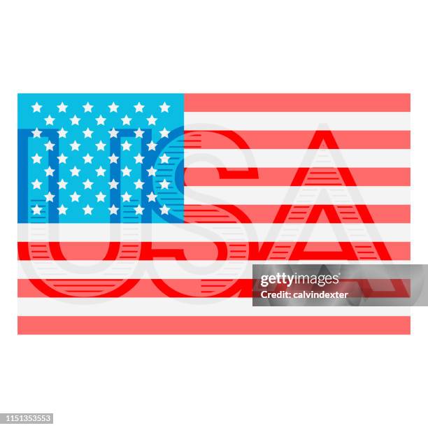 usa flag design - years since clinton lewinsky scandal broke stock illustrations