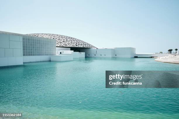 louvre abu dhabi, uae - april 2019 - louvre abu dhabi stock pictures, royalty-free photos & images