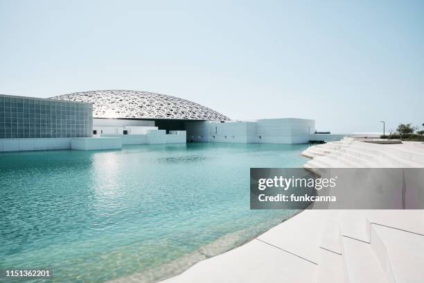 louvre abu dhabi, uae - april 2019 - louvre abu dhabi stock pictures, royalty-free photos & images