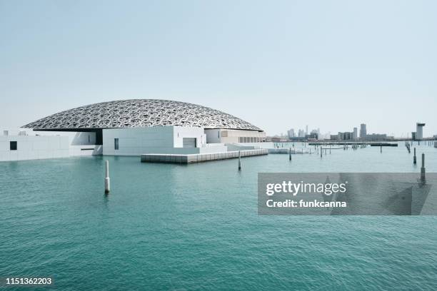 louvre abu dhabi, uae - april 2019 - louvre abu dhabi stock pictures, royalty-free photos & images