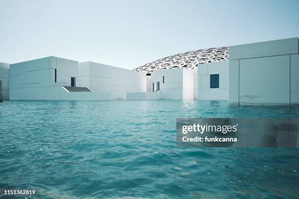 louvre abu dhabi, uae - april 2019 - louvre abu dhabi stock pictures, royalty-free photos & images