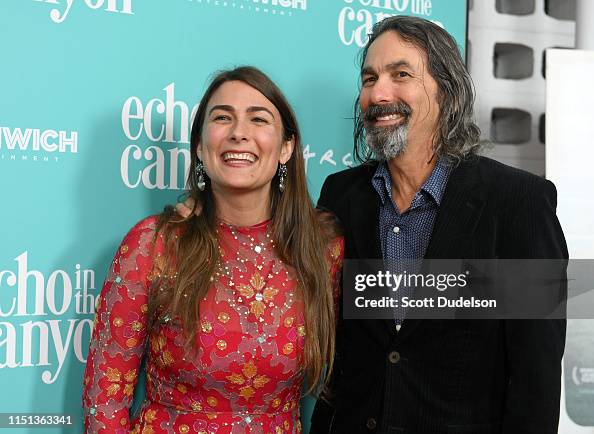 Musician Jade Castrinos and George Castrinos attend the premiere of ...