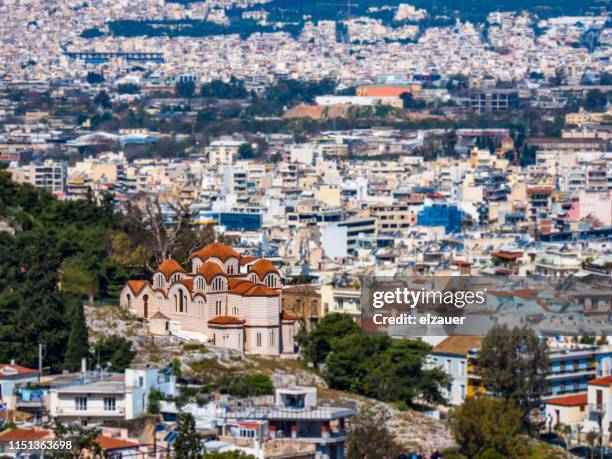 church of agia marina - religious icon stock pictures, royalty-free photos & images