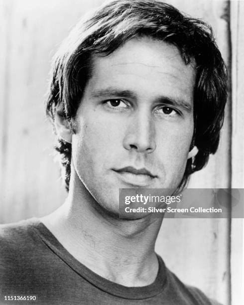 American actor and comedian Chevy Chase, circa 1975.
