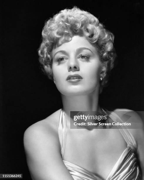 American actress Shelley Winters , circa 1950.