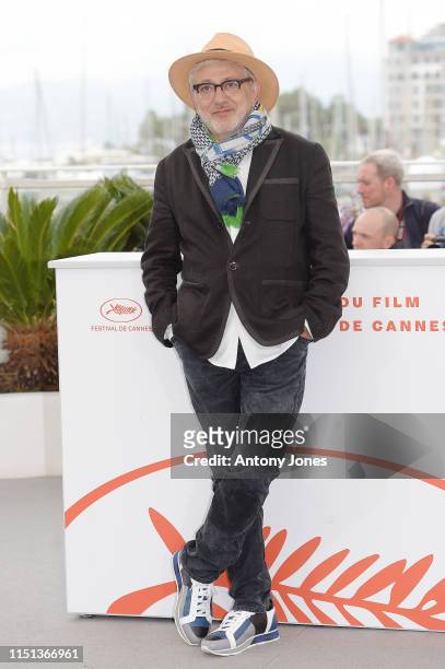 Director Elia Suleiman attends the photocall for "It Must Be Heaven" during the 72nd annual Cannes Film Festival on May 24, 2019 in Cannes, France.